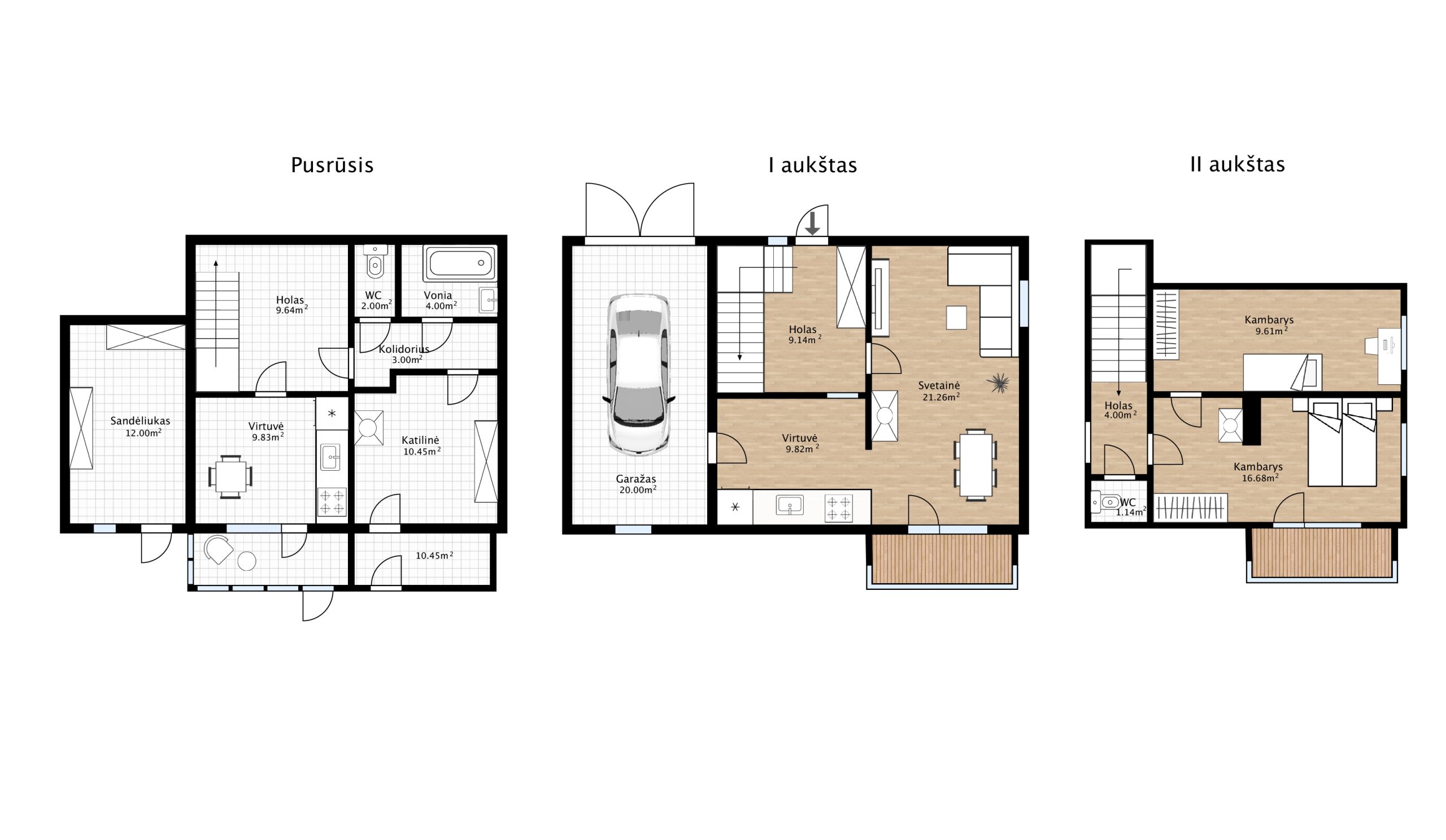 Labai tvarkingas sodo namas šalia miško (Bartoniai)!