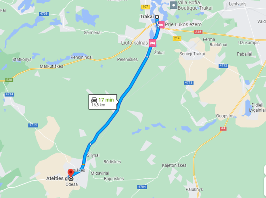Parduodami sklypai 17min. nuo Trakų