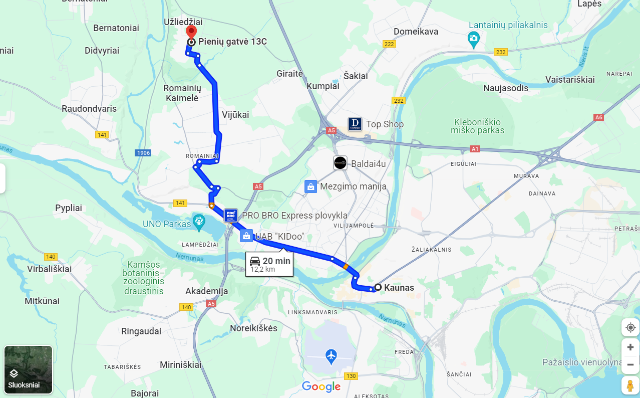 Kampinis kotedžas Užliedžiuose su erdviu kiemeliu